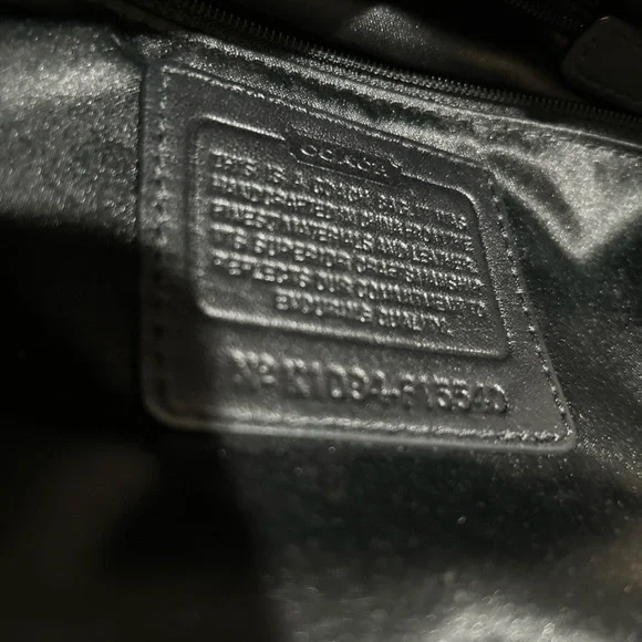 Coach Black and Tan Satchel - Picture 8 of 9